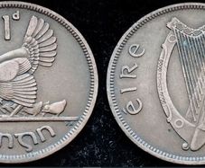 [#329] - Ireland 1941 | 1 Penny | Irish 1d | Pingin | KM.11