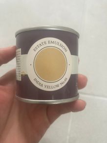Farrow & Ball sample pot - India Yellow no66