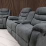 Roma Plus 3+2 Wireless Charging Recliner Sofa Set Image 4