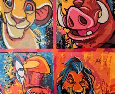 Lion king Painting
