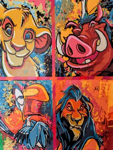 Lion king Painting