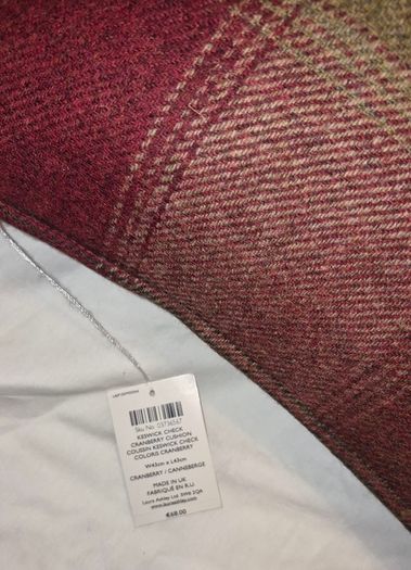 Laura Ashley "Keswick Check" Cushion New with Tag