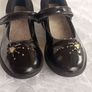 PRICE DROP, "Clarkes", Girls Clarkes black  school shoes, Size 1 in good condition Image 2