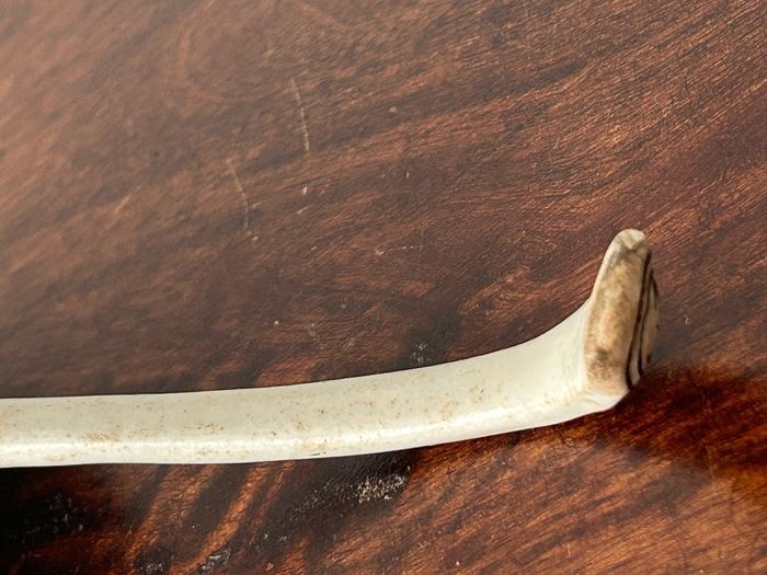 Antique Ironstone Pottery Serving Ladle