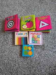 Selection of baby books