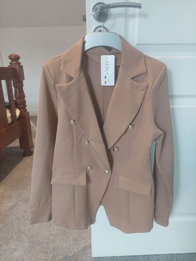 brand new beige blazer