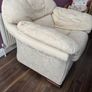 Cream Armchair Image 3