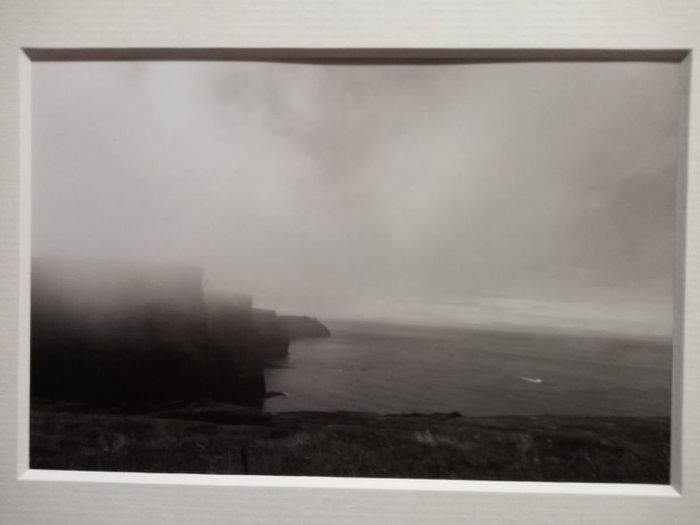 Mounted Original Photography - Cliffs of Mother black and white