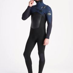 C-Skins NuWave ReWired 5:4 Mens Chest Zip Hooded Winter Wetsuit