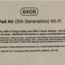 Apple iPad Air (5th Generation) A2588 64 GB, Wi-Fi, 10.9 in - Space Gray brand new Image 5