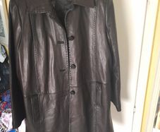 Ladies Leather Coat/Jacket Black