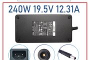 Original Dell AC Adapter LA240PM190 0D0X04 19.5V 240W / 7.4mm X 5.0mm, Laptops Charger (Used)