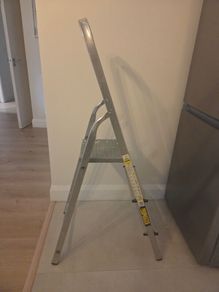 A Promaster aluminum step ladder