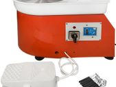 280W Potter's Wheel Ceramic Machine 25cm Electric Pottery Wheel Machine Clay Sponge Tool Set Mini Brand