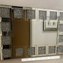 mirror crushed diamond Image 3
