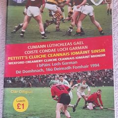GAA 1994 Wexford SHC final Oulart The Ballagh v St Martins official match programme