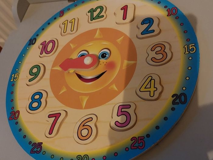 Wooden Educational Toy Clock (1465) 1