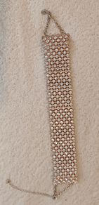 Diamond rose gold necklace