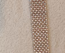 Diamond rose gold necklace