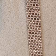 Diamond rose gold necklace