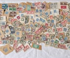 Old Irish Pingin stamp collection