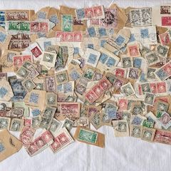 Old Irish Pingin stamp collection