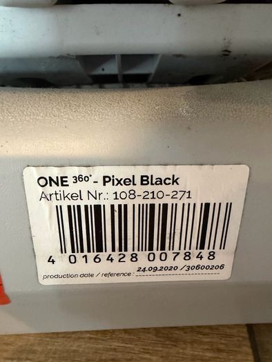 Osann ONE 360 Car Seat - ISOFIX - 0-36kg - Pixel Black