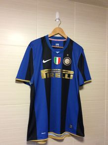 Inter Milan Jersey. Official Nike Home Jersey. Authentic Original From 2008. Not A Modern Day Remake.