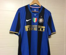 Inter Milan Jersey. Official Nike Home Jersey. Authentic Original From 2008. Not A Modern Day Remake.