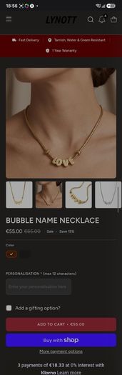 Lynott Bubble Necklace