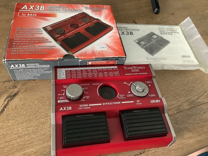Korg AX3B Toneworks Bass modelling processor