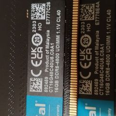crucial Ddr5 32gb 2x16gb ram