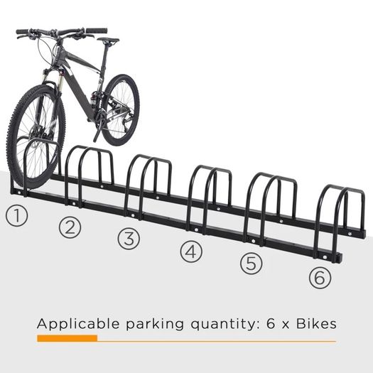 6-Bike Floor Parking Stand Parking Rack (FREE SHIPPING)