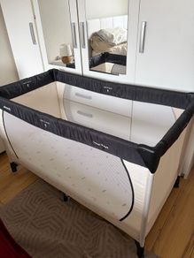travel cot with mattress