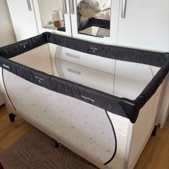 travel cot with mattress
