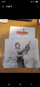 Syvester Stallone 1985 Rambo: First Blood Part II  Press Kit Photos x 4(Rare)