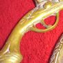 Vintage Brass Pistols  ( Wall Decor ) X 2 Image 6