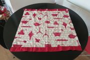 Vintage Art Deco Barkcloth Curtain