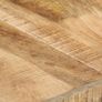 Coffee Table 120x120x40 cm Rough Mango Wood Image 4