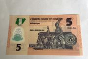 Banknote- Nigeria 5 Naira