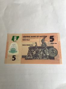 Banknote- Nigeria 5 Naira