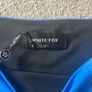 White Fox Boutique Coming Back Mini Skirt in the Milky Way blue gradient print Image 3