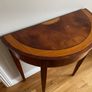 Mahogany Demi-Lune Console Image 2