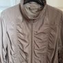 Dutch Brand Yaya Coat Jacket Ladies. Medium. Sage Green / Khaki. Satin Finish.  Detachable hood. Excellent. Proceeds To Medecins Sans Frontieres. Image 4