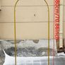 Decoration arch + beige cover (background setting for weddings, birthdays,parties, graduations, baby shower Image 2