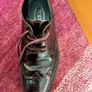 Tods lace up burgundy leather shoe Image 3