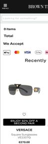 versace sun glasses
