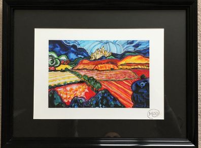 Mary O'Donnell Rock of Cashel Painting