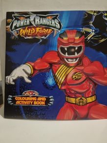 Power Rangers  Wild Force colouring and activity book.