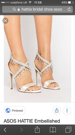 ASOS Bridal Shoes price includes Postage